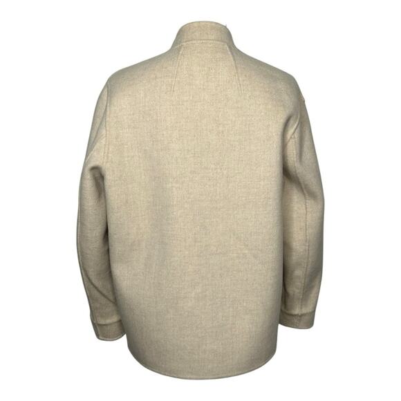 Theory Reversible Boy Coat Wool-Cashmere Blend Houndstooth Size P/XS - Picture 5 of 12